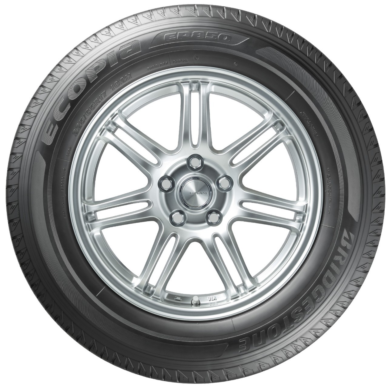 Hông lốp Bridgestone Ecopia EP850 225/55R18, cấu trúc chắc chắn, chịu tải tốt