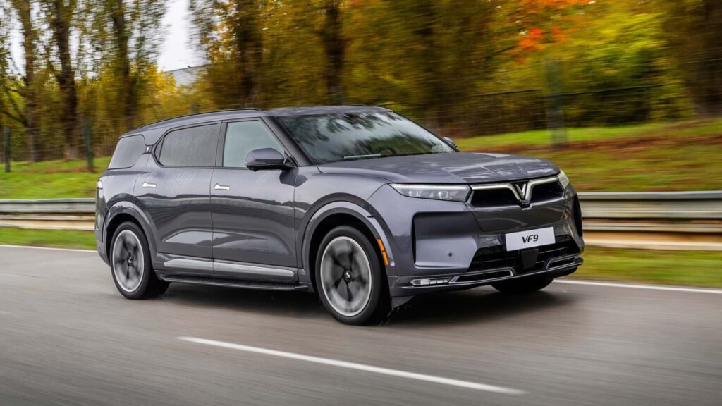 Lốp xe VinFast VF9 size chuẩn OE